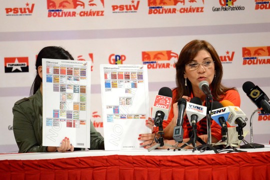 Primer Reporte del Comando de Campaña Bolívar-Chávez Elecciones Municipales 8D