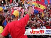 Inicio de campaña electoral de Jorge Rodríguez y Ernesto Villegas. 16 de noviembre de 2013