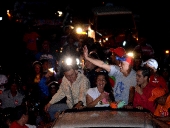 Jorge Rodríguez realiza Caravana en la parroquia 23 de Enero. 2 de diciembre de 2013