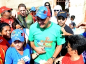 Jorge Rodríguez en recorrido Casa por Casa en sector Lídice de La Pastora. 17 de noviembre de 2013