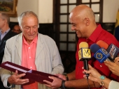 Jorge Rodríguez entregó llaves de Caracas a Sir Richard Rogers. 17 de enero de 2014