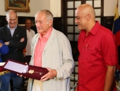 Jorge Rodríguez entregó llaves de Caracas a Sir Richard Rogers. 17 de enero de 2014