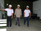 Jorge Rodríguez inaugura fábrica Tecno Hábitat. 7 de diciembre de 2013