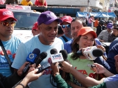La Vega acompañó a Jorge Rodríguez en caravana. 4 de diciembre de 2013