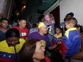 Rodríguez visitó comunidad El Amparo, parroquia Sucre. 22 de noviembre de 2013